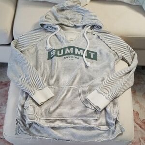 Striped Hoodie with Summit Brewing Logo